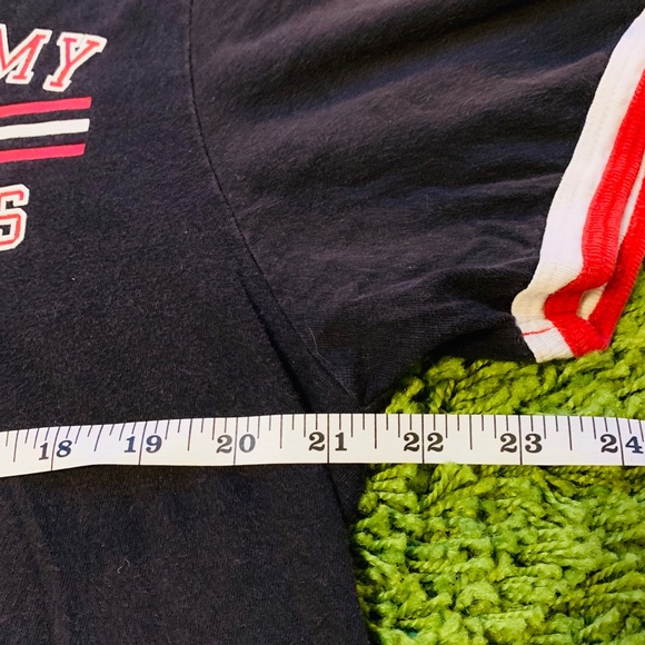 Vintage Tommy Jeans Ringer Tee w/ Spellout & Logo - Picture 6 of 7